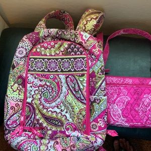 Vera Bradley backpack duo
